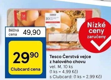 Vejce M Tesco