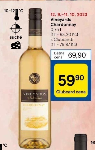 Víno Chardonnay World Wines Vineyards