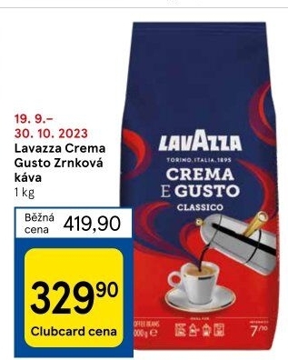 Zrnková káva Crema e Gusto Lavazza