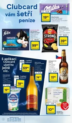akční leták Tesco 27.9.2023-3.10.2023