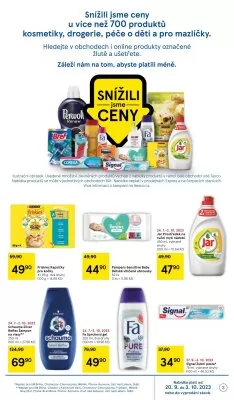 akční leták Tesco 27.9.2023-3.10.2023