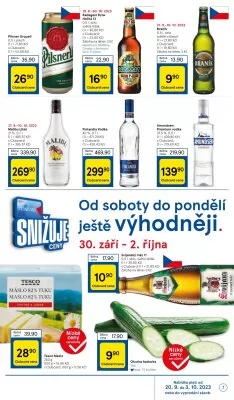 akční leták Tesco 27.9.2023-3.10.2023
