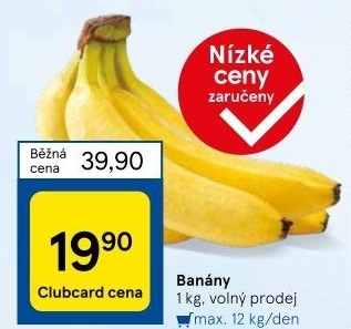 Banány - Tesco akcniletaky.com