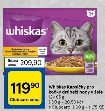 Kapsičky pro kočky Whiskas