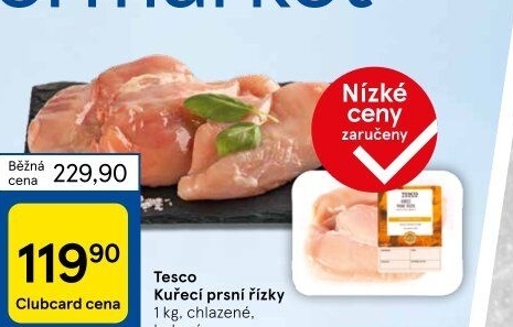 Kuřecí prsní řízky Tesco