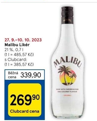 Likér Malibu