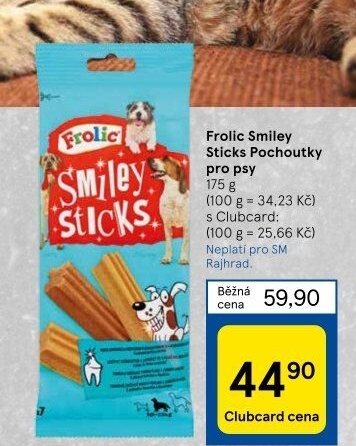 Pamlsky pro psy Smiley sticks Frolic