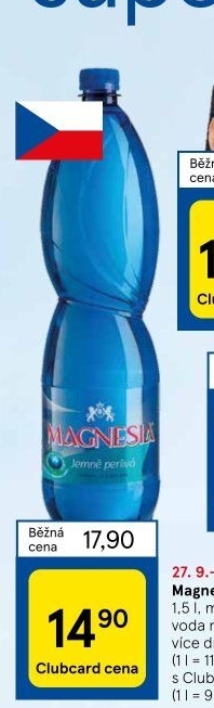 Přírodní voda Magnesia