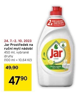 Prostředek na nádobí Jar