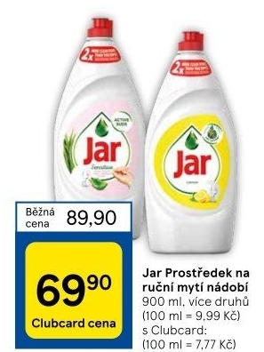 Prostředek na nádobí Jar