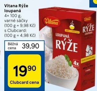 Rýže loupaná dlouhozrnná Vitana