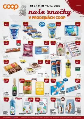akční leták COOP 27.9.2023-10.10.2023