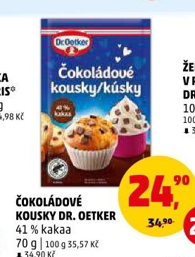 Kousky čokoládové Dr. Oetker