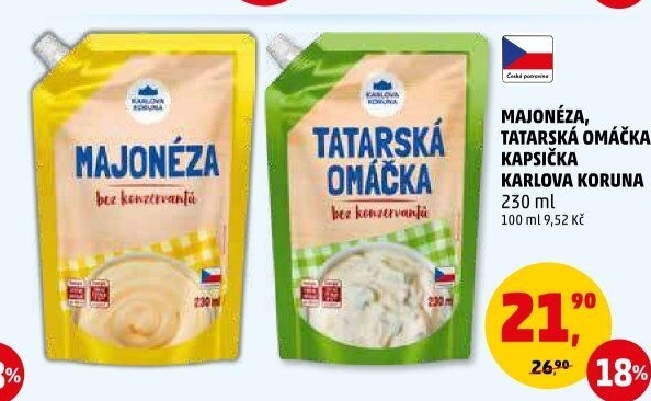 Majonéza Karlova Koruna