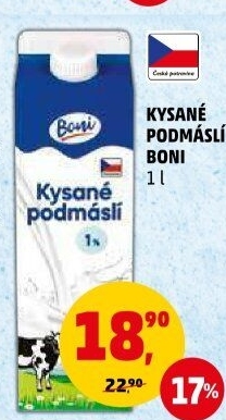 Nápoj podmáslí kysané Boni
