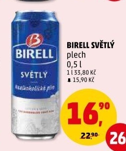 Nealkoholické pivo Birell