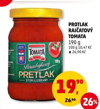 Rajčatový protlak Tomata