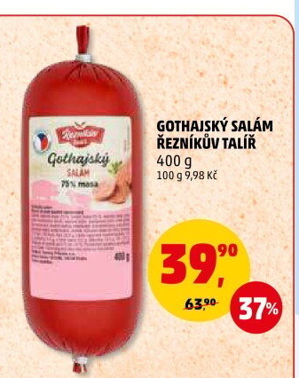 Salám Gothaj Řezníkův talíř