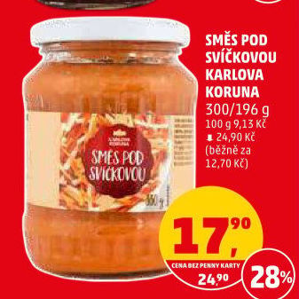 Směs pod svíčkovou Karlova Koruna