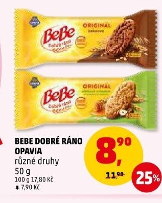 Sušenky BeBe Dobré ráno Opavia
