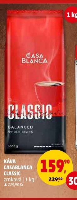 Zrnková káva Classic Casablanca