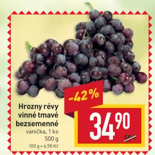 Hrozny tmavé bezsemenné