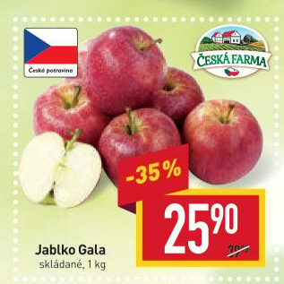 Jablka Gala Česká Farma
