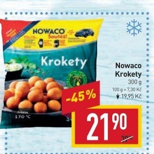 Krokety mražené Nowaco