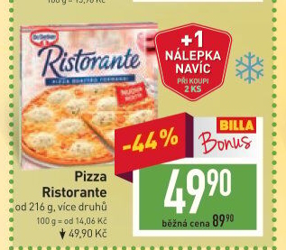 Pizza mražená Ristorante Dr. Oetker