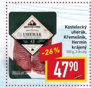 Salám Uherák kostelecký Kostelecké uzeniny