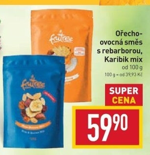 Směs ořechů a ovoce Frutree