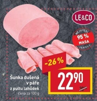 Šunka dušená nejvyšší jakosti LE&amp