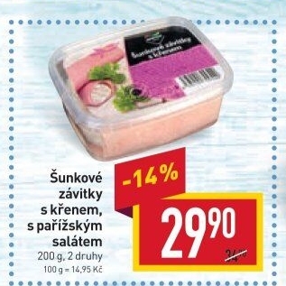 Šunkové závitky Gastro