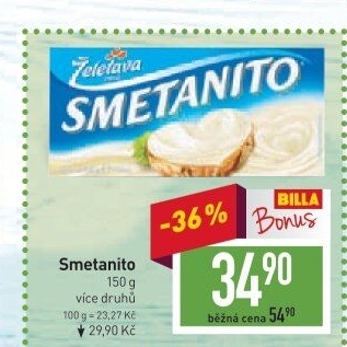 Sýr tavený Smetanito Želetava