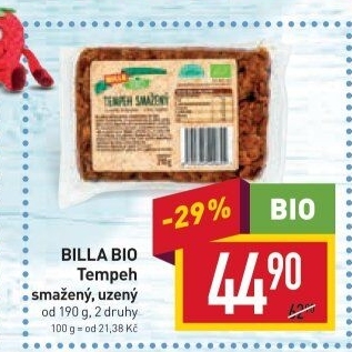 Tempeh smažený Naše Bio Billa