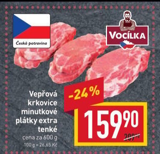 Vepřová krkovice bez kosti Vocílka