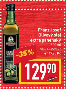 Olivový olej extra panenský Exclusive Franz Josef Kaiser