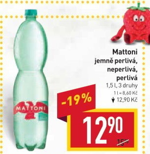 Přírodní voda Mattoni