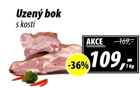 Uzený bok s kostí