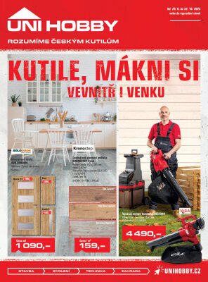 akční leták UNI HOBBY 29.9.2023-22.10.2023
