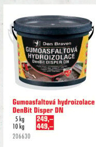 Gumoasfaltová hydroizolace Den Braven