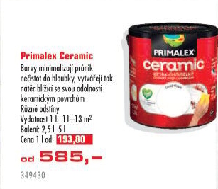 Interiérová barva Primalex Ceramic