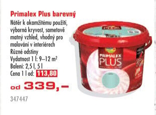 Interiérová barva Primalex Plus