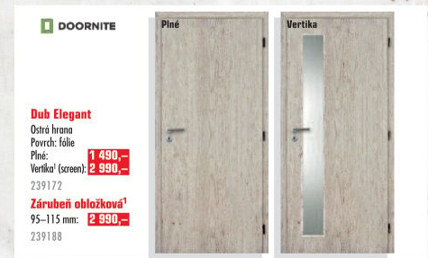 Interiérové dveře Doornite