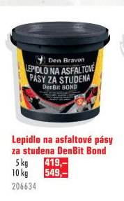 Lepidlo na asfaltové pásy za studenta Denbit Bond Den Braven