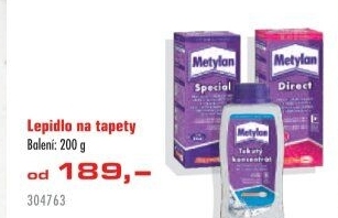 Lepidlo na tapety Special Metylan