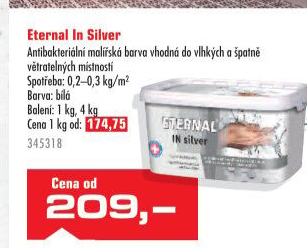 Malířská barva Eternal In silver
