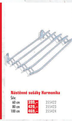 Nástěnný sušák prádla