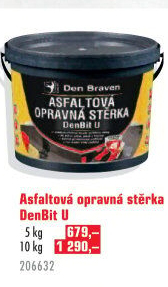 Stěrka asfaltová opravná Denbit U Den Braven