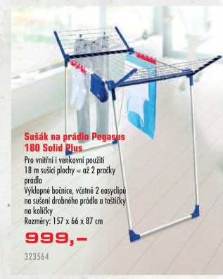 Sušák na prádlo Pegasus 180 Solid Plus Leifheit